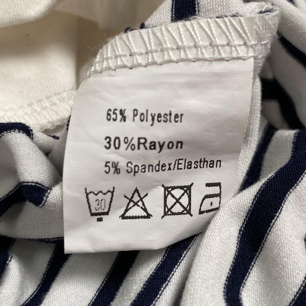 C+D+M Striped Top 💗 Black & White - Picture 12 of 12